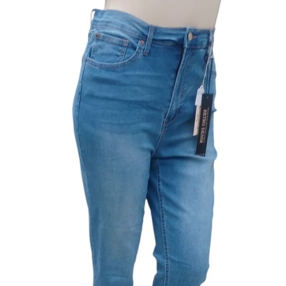 6776.Nanette Lepore High Rise Straight Leg Jeans Size 14, W34" 25"Inseam 12"Rise - Picture 7 of 14